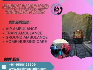 medivic-aviation-provides-transportation-services-in-lucknow-through-its-train-ambulance