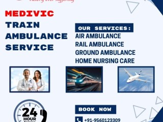 contact-medivic-train-ambulance-service-in-gorakhpur-to-quick-transfer-patient